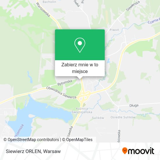 Mapa Siewierz ORLEN