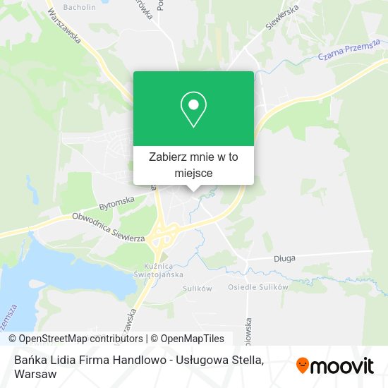 Mapa Bańka Lidia Firma Handlowo - Usługowa Stella