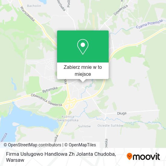 Mapa Firma Usługowo Handlowa Zh Jolanta Chudoba