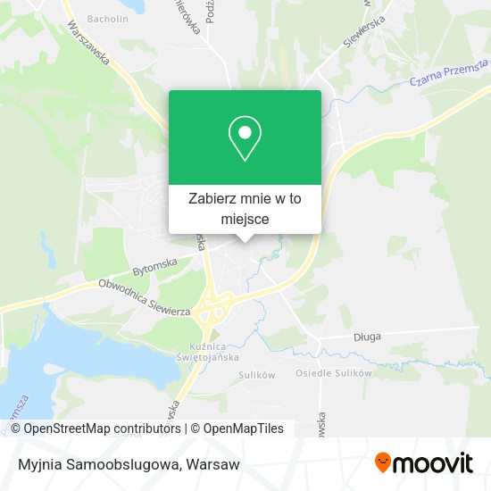 Mapa Myjnia Samoobslugowa