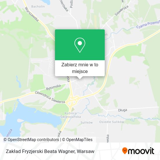 Mapa Zakład Fryzjerski Beata Wagner