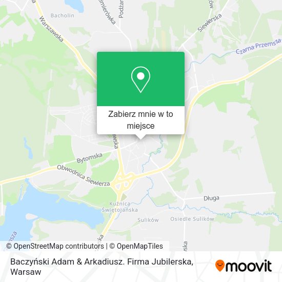 Mapa Baczyński Adam & Arkadiusz. Firma Jubilerska