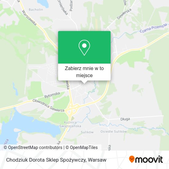 Mapa Chodziuk Dorota Sklep Spożywczy