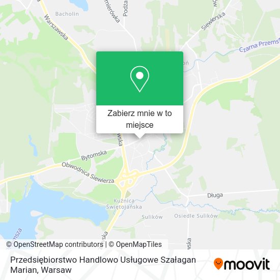 Mapa Przedsiębiorstwo Handlowo Usługowe Szałagan Marian