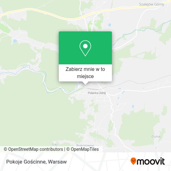 Mapa Pokoje Gościnne