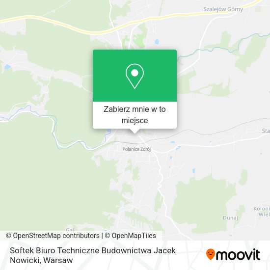 Mapa Softek Biuro Techniczne Budownictwa Jacek Nowicki