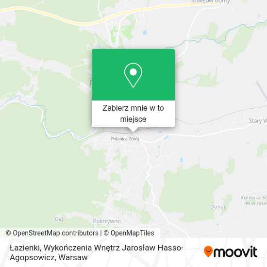 Mapa Łazienki, Wykończenia Wnętrz Jarosław Hasso-Agopsowicz