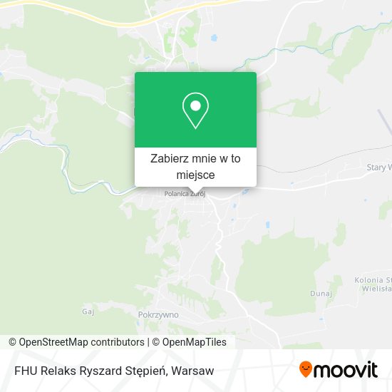 Mapa FHU Relaks Ryszard Stępień