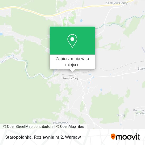 Mapa Staropolanka. Rozlewnia nr 2