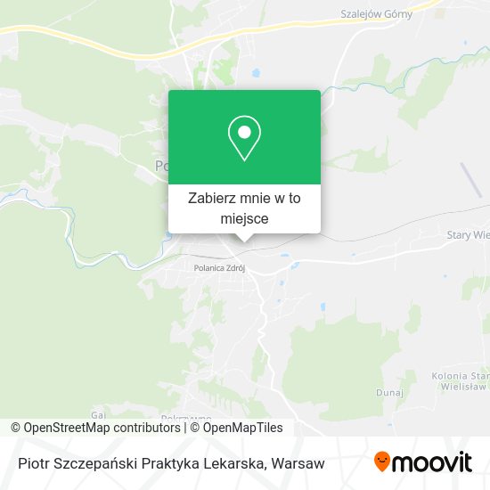 Mapa Piotr Szczepański Praktyka Lekarska