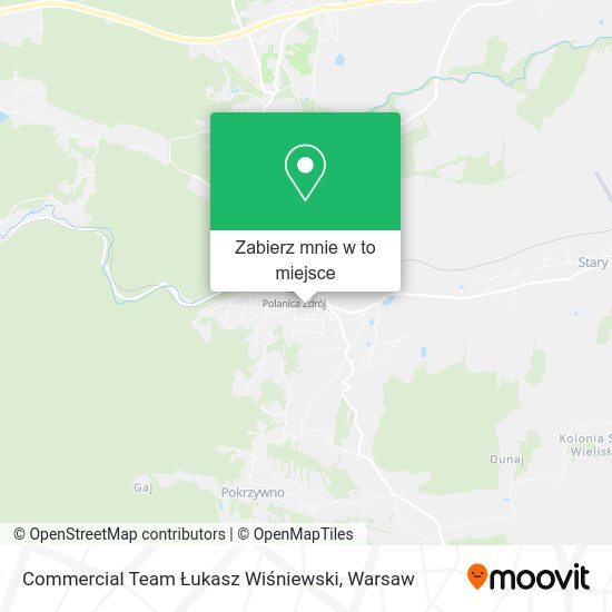 Mapa Commercial Team Łukasz Wiśniewski