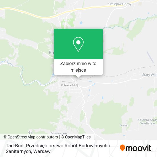 Mapa Tad-Bud. Przedsiębiorstwo Robót Budowlanych i Sanitarnych