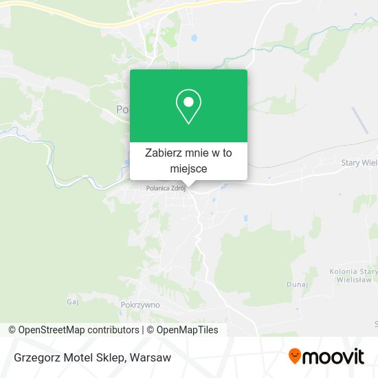 Mapa Grzegorz Motel Sklep