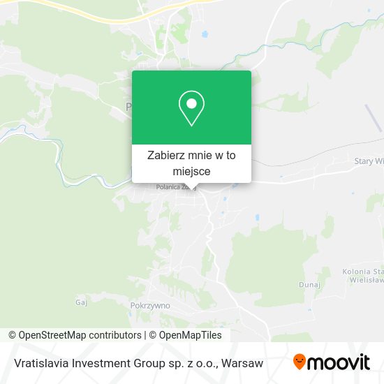 Mapa Vratislavia Investment Group sp. z o.o.