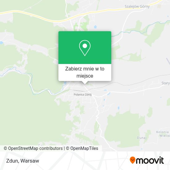 Mapa Zdun