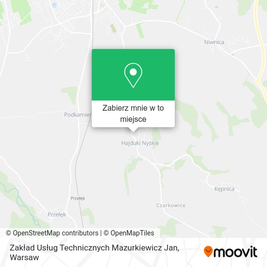 Mapa Zakład Usług Technicznych Mazurkiewicz Jan