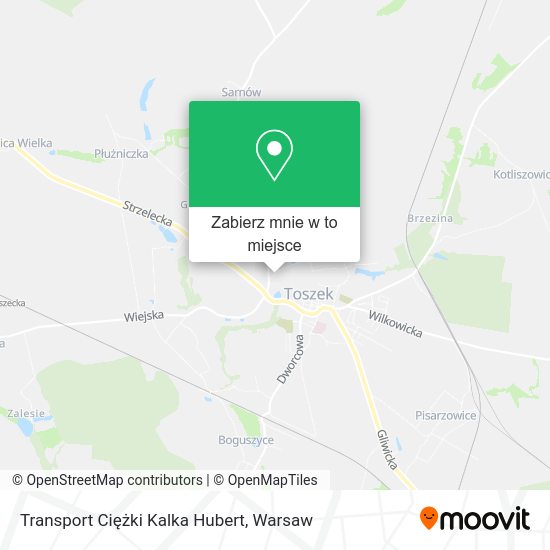 Mapa Transport Ciężki Kalka Hubert