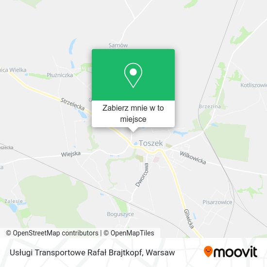 Mapa Usługi Transportowe Rafał Brajtkopf