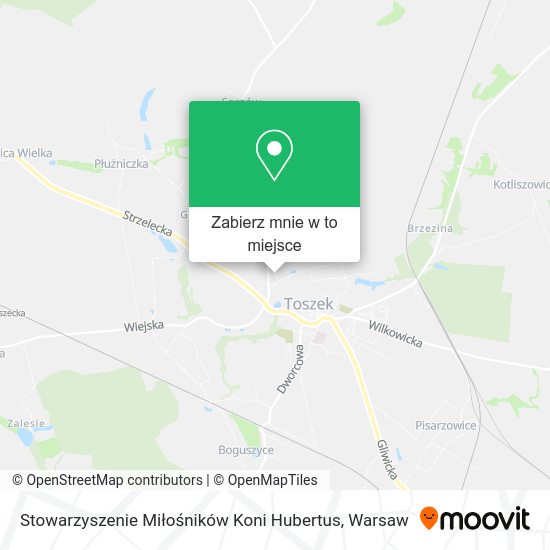 Mapa Stowarzyszenie Miłośników Koni Hubertus