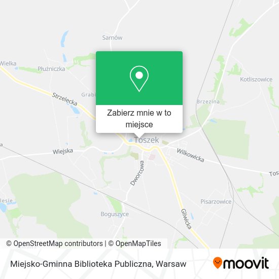 Mapa Miejsko-Gminna Biblioteka Publiczna