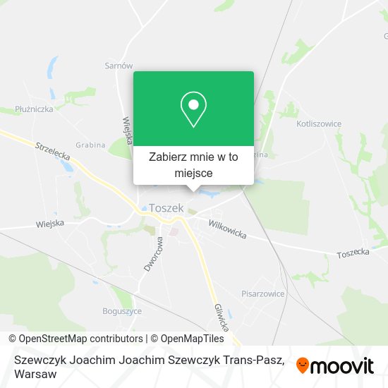 Mapa Szewczyk Joachim Joachim Szewczyk Trans-Pasz