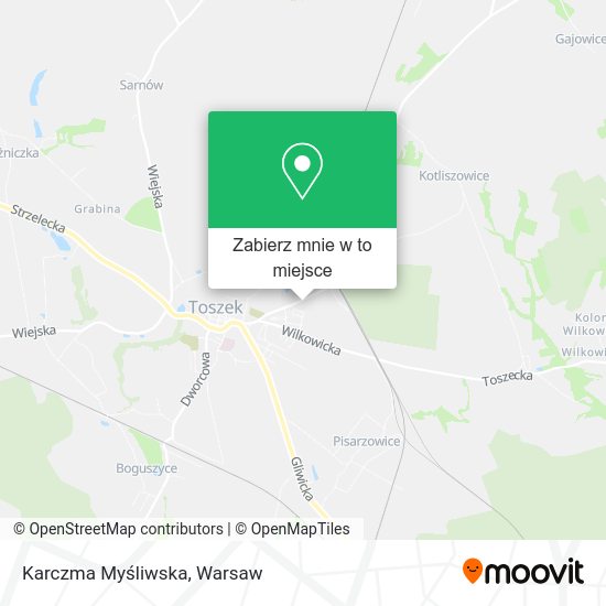 Mapa Karczma Myśliwska