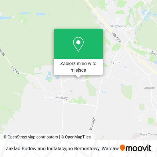 Mapa Zakład Budowlano Instalacyjno Remontowy