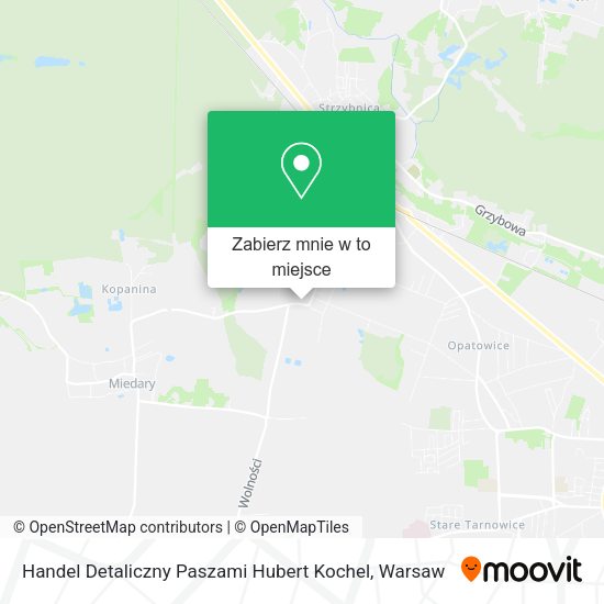 Mapa Handel Detaliczny Paszami Hubert Kochel