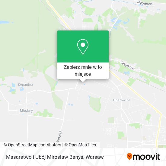 Mapa Masarstwo i Ubój Mirosław Banyś