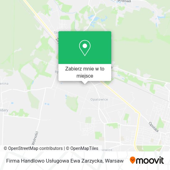 Mapa Firma Handlowo Usługowa Ewa Zarzycka