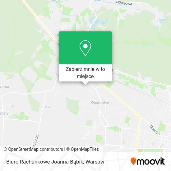 Mapa Biuro Rachunkowe Joanna Bąbik