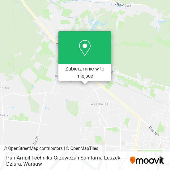 Mapa Puh Ampil Technika Grzewcza i Sanitarna Leszek Dziura