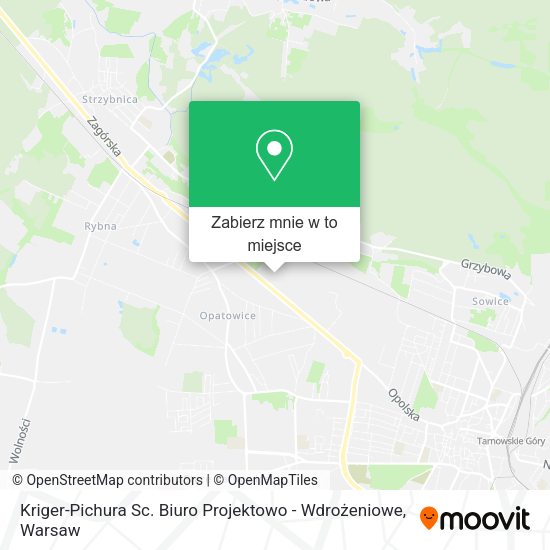 Mapa Kriger-Pichura Sc. Biuro Projektowo - Wdrożeniowe