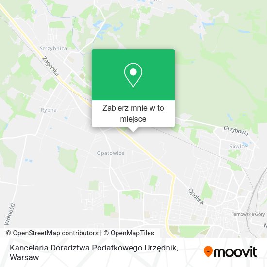 Mapa Kancelaria Doradztwa Podatkowego Urzędnik