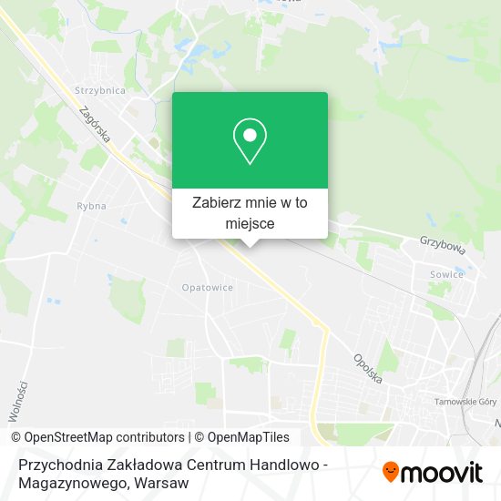 Mapa Przychodnia Zakładowa Centrum Handlowo - Magazynowego