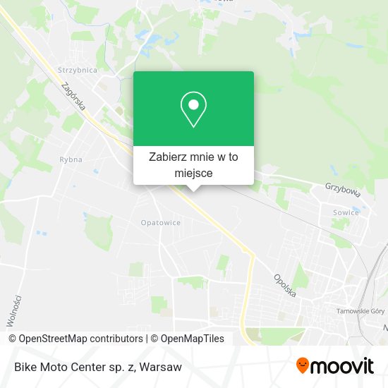 Mapa Bike Moto Center sp. z