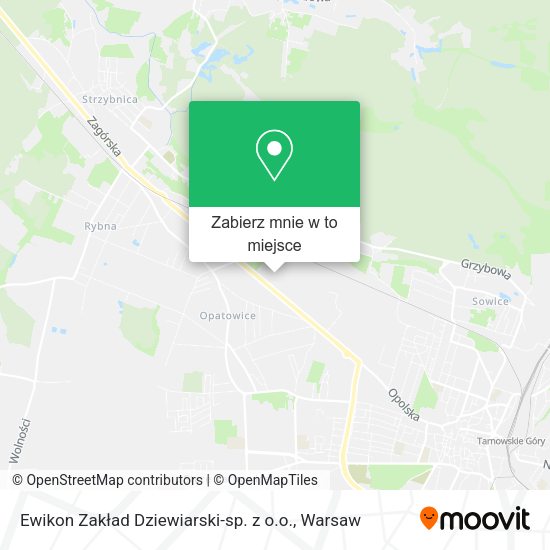 Mapa Ewikon Zakład Dziewiarski-sp. z o.o.