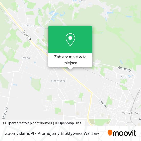 Mapa Zpomyslami.Pl - Promujemy Efektywnie