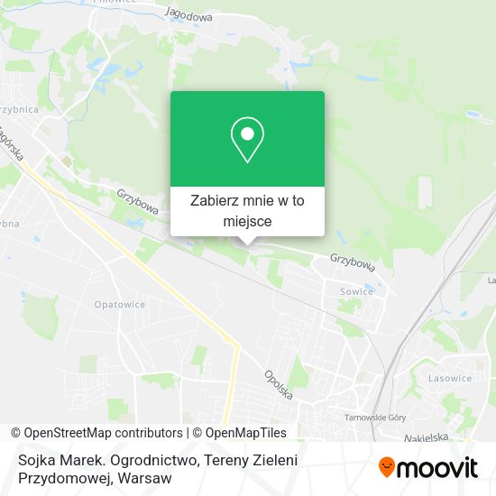 Mapa Sojka Marek. Ogrodnictwo, Tereny Zieleni Przydomowej