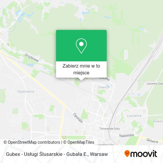 Mapa Gubex - Usługi Ślusarskie - Gubała E.