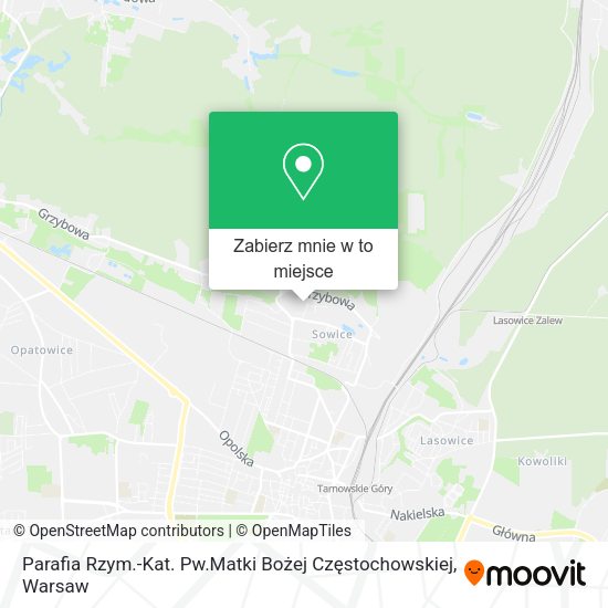 Mapa Parafia Rzym.-Kat. Pw.Matki Bożej Częstochowskiej