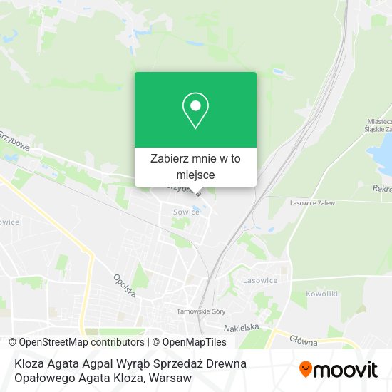 Mapa Kloza Agata Agpal Wyrąb Sprzedaż Drewna Opałowego Agata Kloza