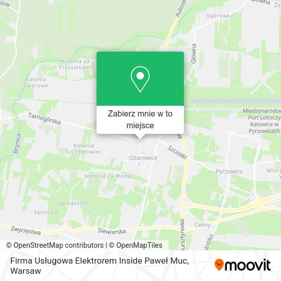 Mapa Firma Usługowa Elektrorem Inside Paweł Muc