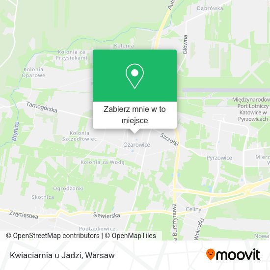 Mapa Kwiaciarnia u Jadzi