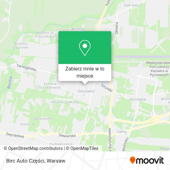 Mapa Birc Auto Części