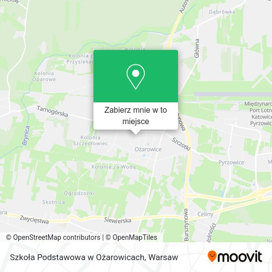 Mapa Szkoła Podstawowa w Ożarowicach