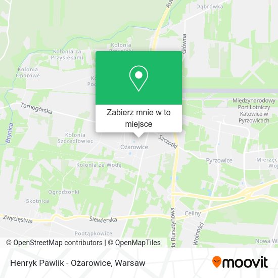 Mapa Henryk Pawlik - Ożarowice