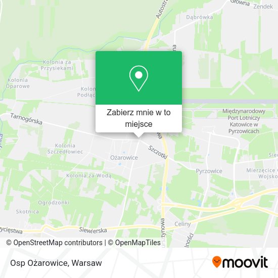 Mapa Osp Ożarowice