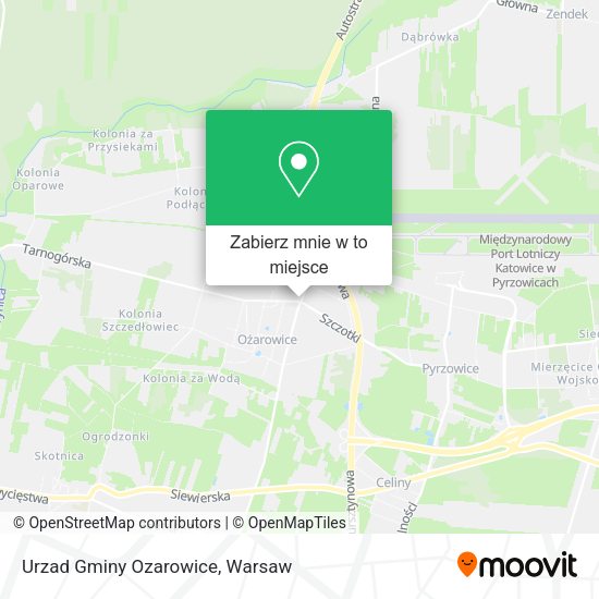 Mapa Urzad Gminy Ozarowice