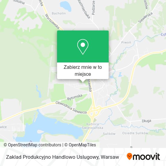 Mapa Zaklad Produkcyjno Handlowo Uslugowy